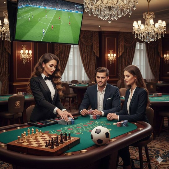 Sportzino Casino luxury interior concept